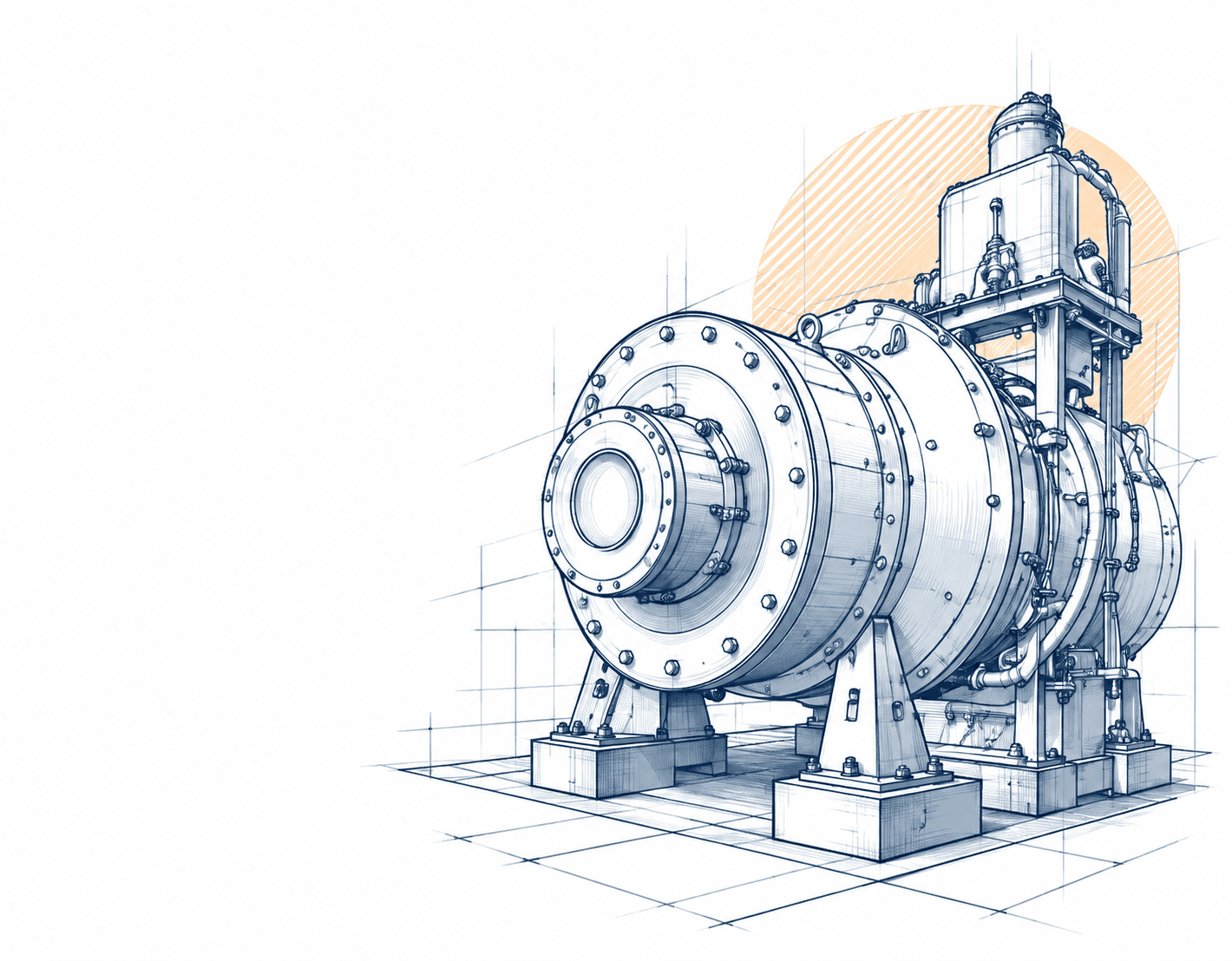 Heavy Manufacturing industry illustration