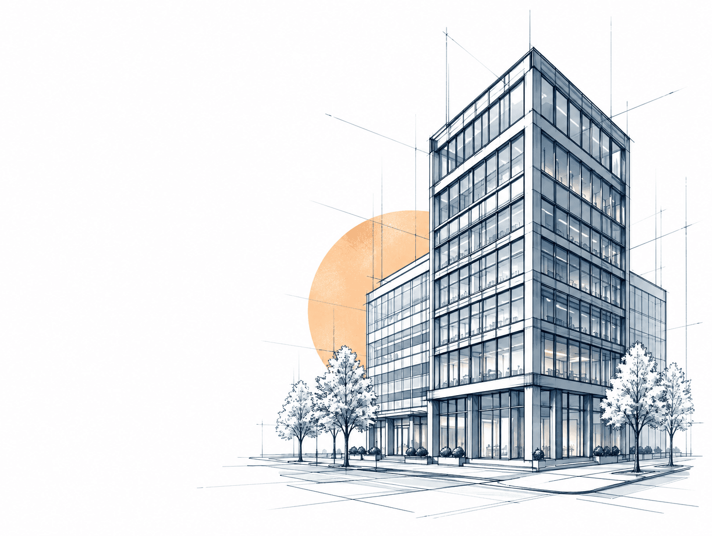 Commercial Real Estate industry illustration
